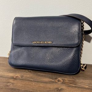 Michael Kors purse navy blue